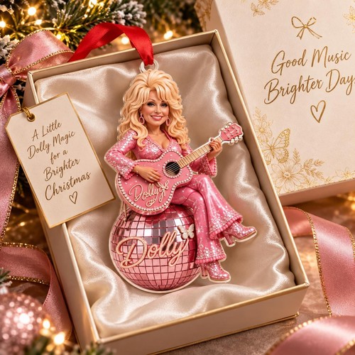 Dolly parton ornamento - dolly,