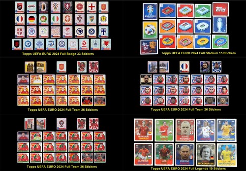 Topps uefa euro 2024 full - uefa,