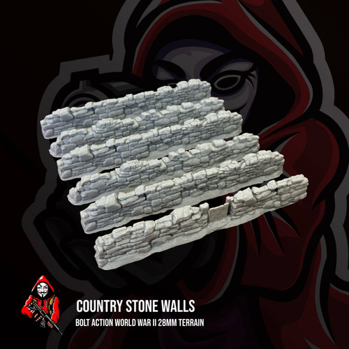 Muri pietra country bullone - di,